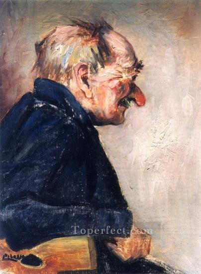 Portrait of Man Bibi la puree 1901 Pablo Picasso Oil Paintings